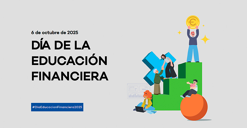 Cartel oficial del Día de la Educación Financiera 2025.
